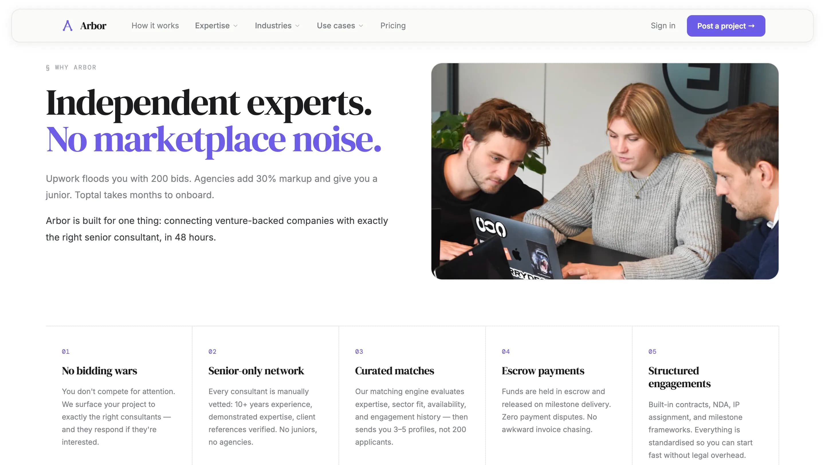 Arbor — экран 2