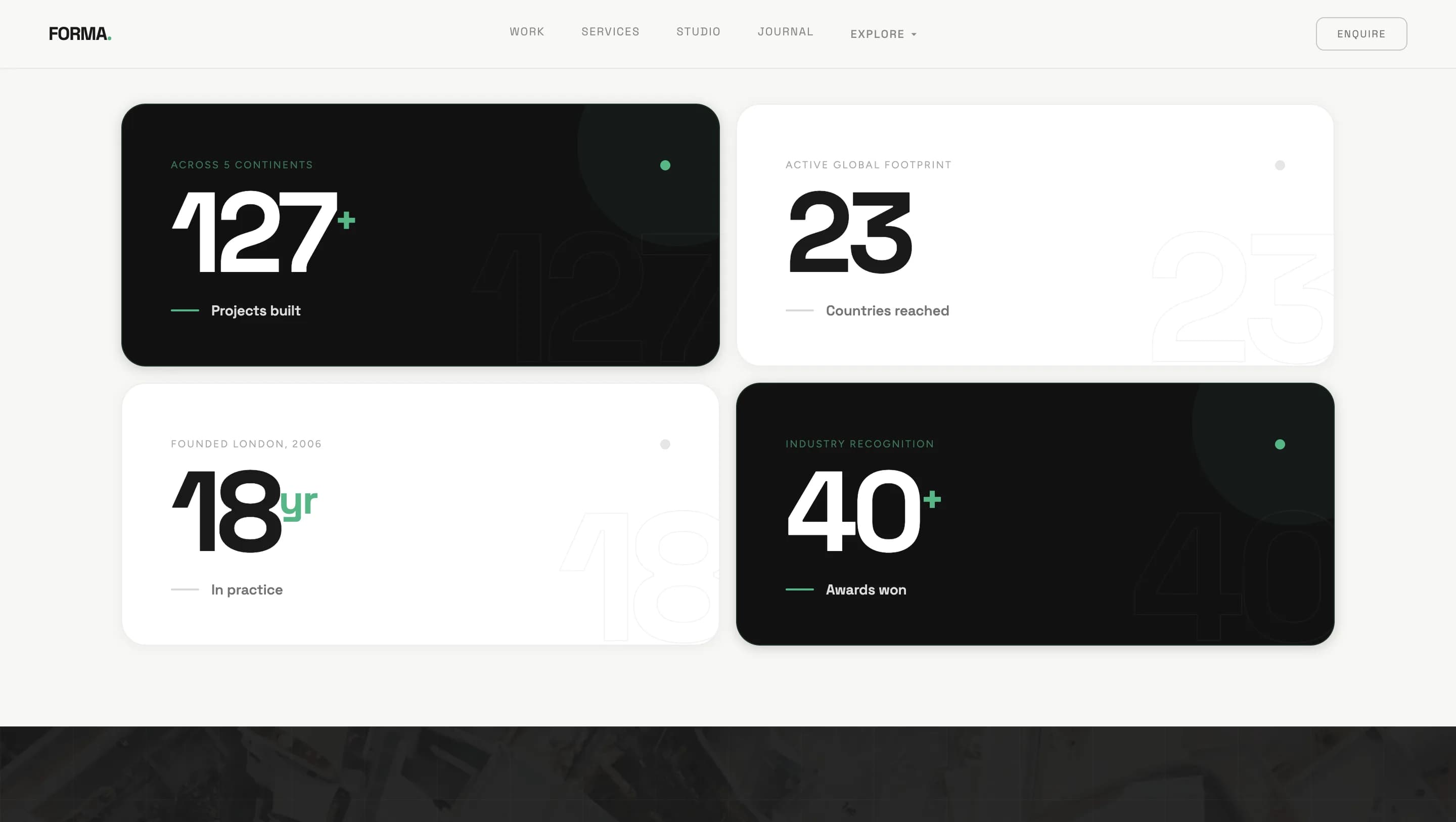 FORMA Architecture Studio — экран 2