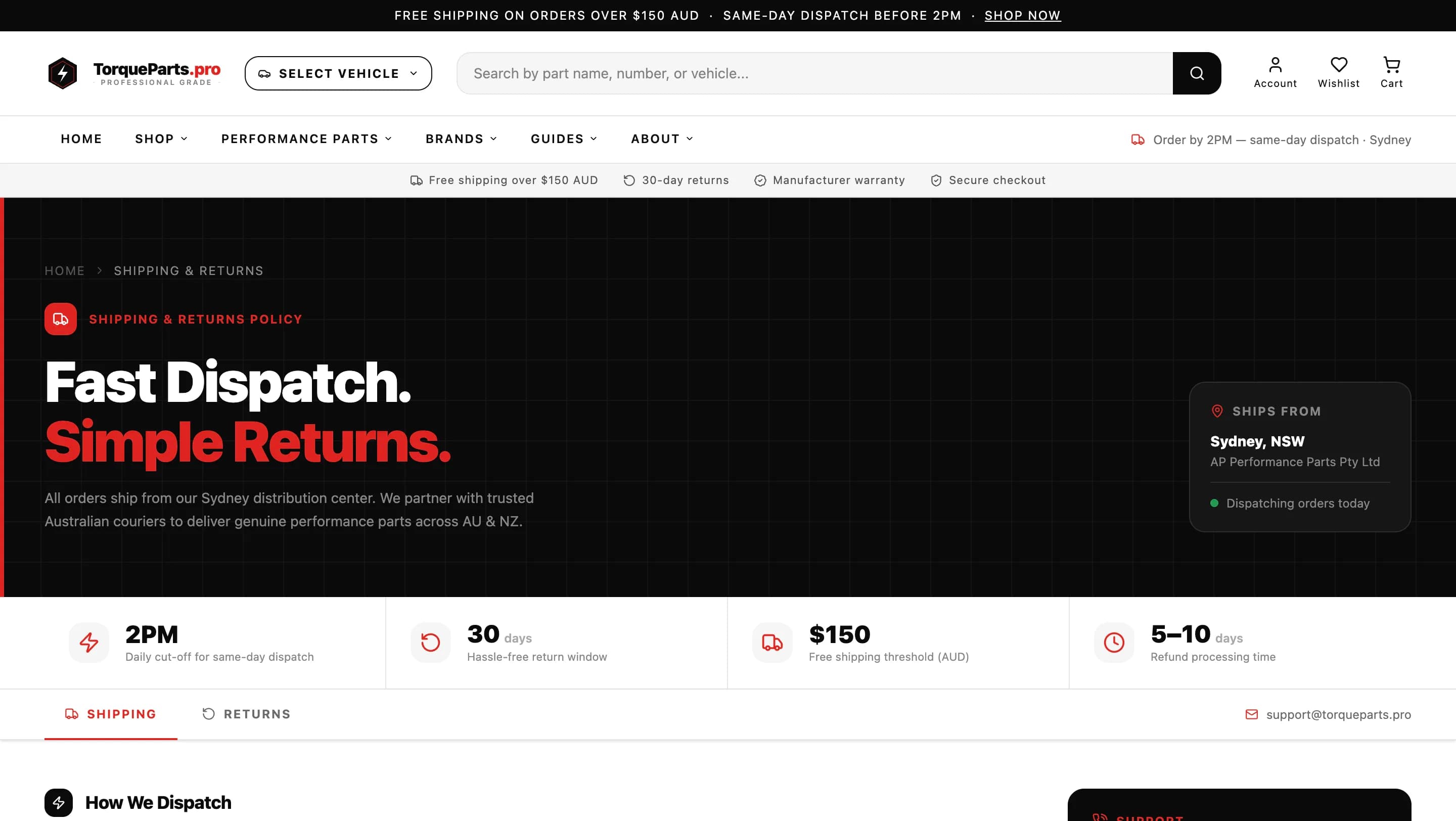 TorqueParts.pro — экран 3