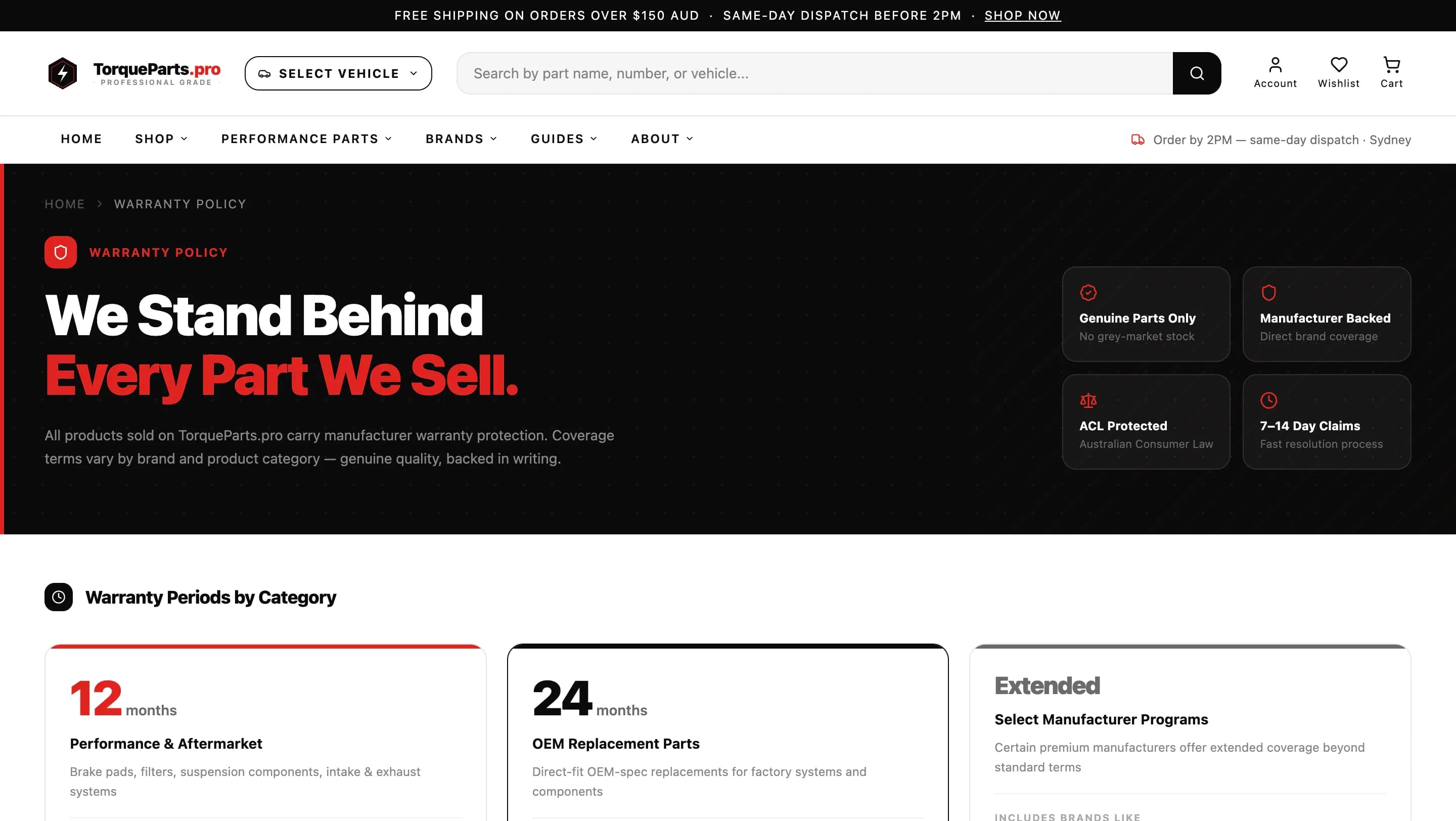 TorqueParts.pro — галерея 5