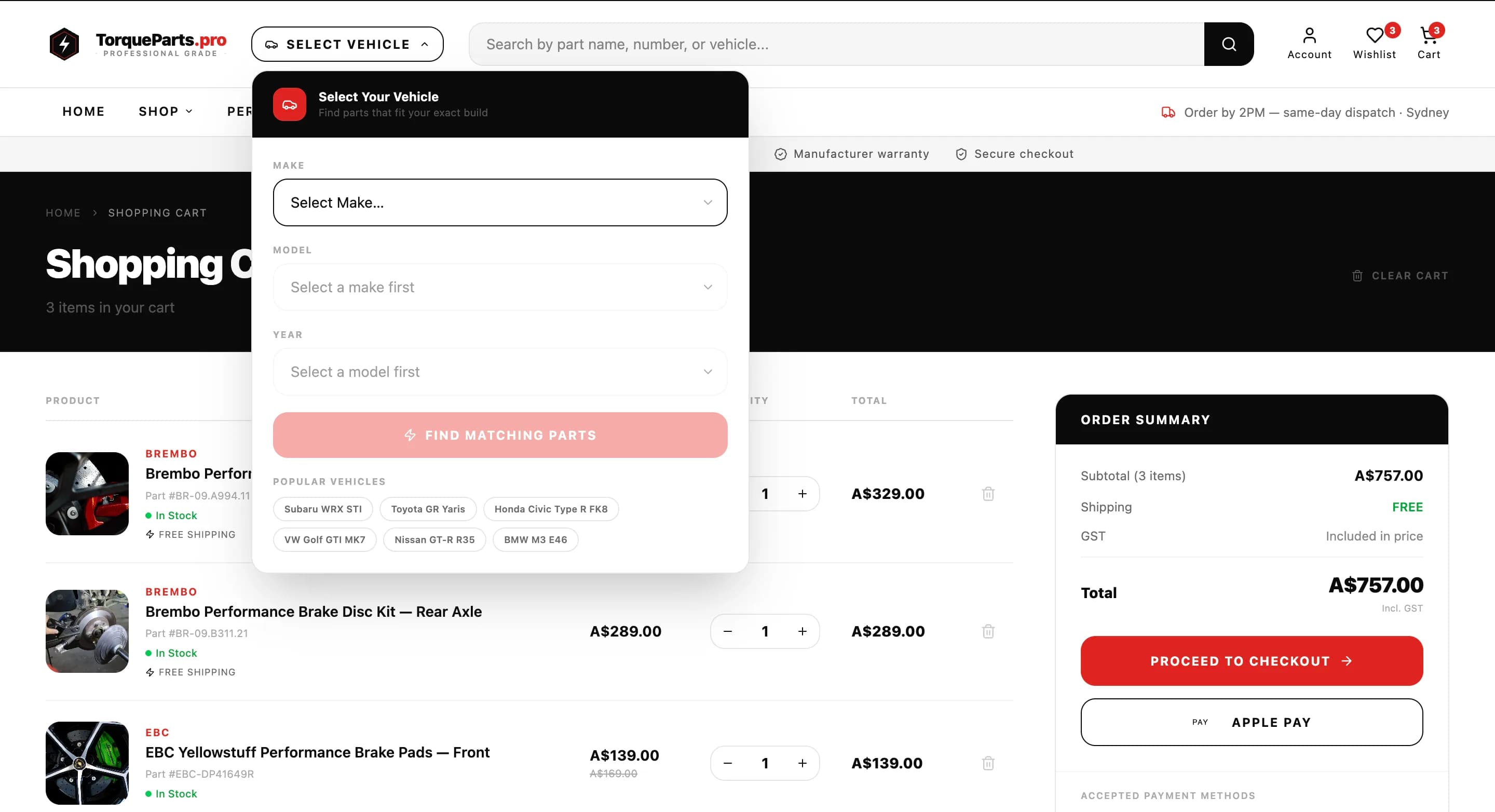 TorqueParts.pro — галерея 17