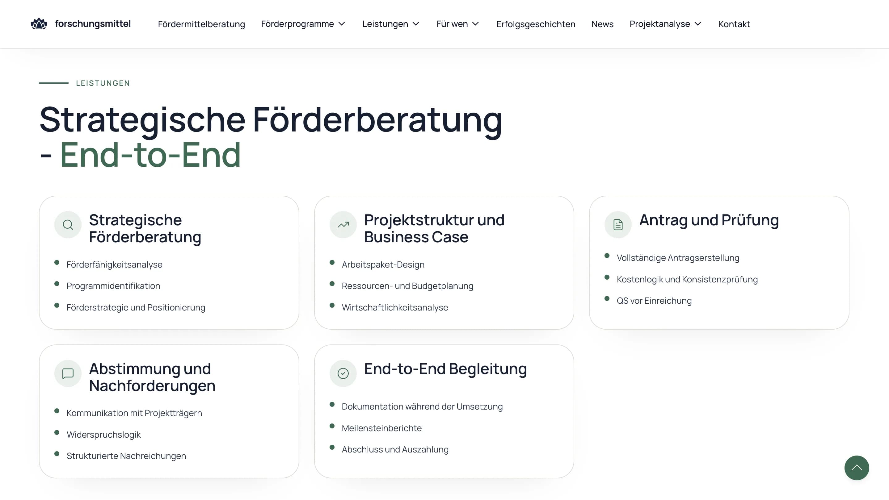 Экран публичного слоя Forschungsmittel 03