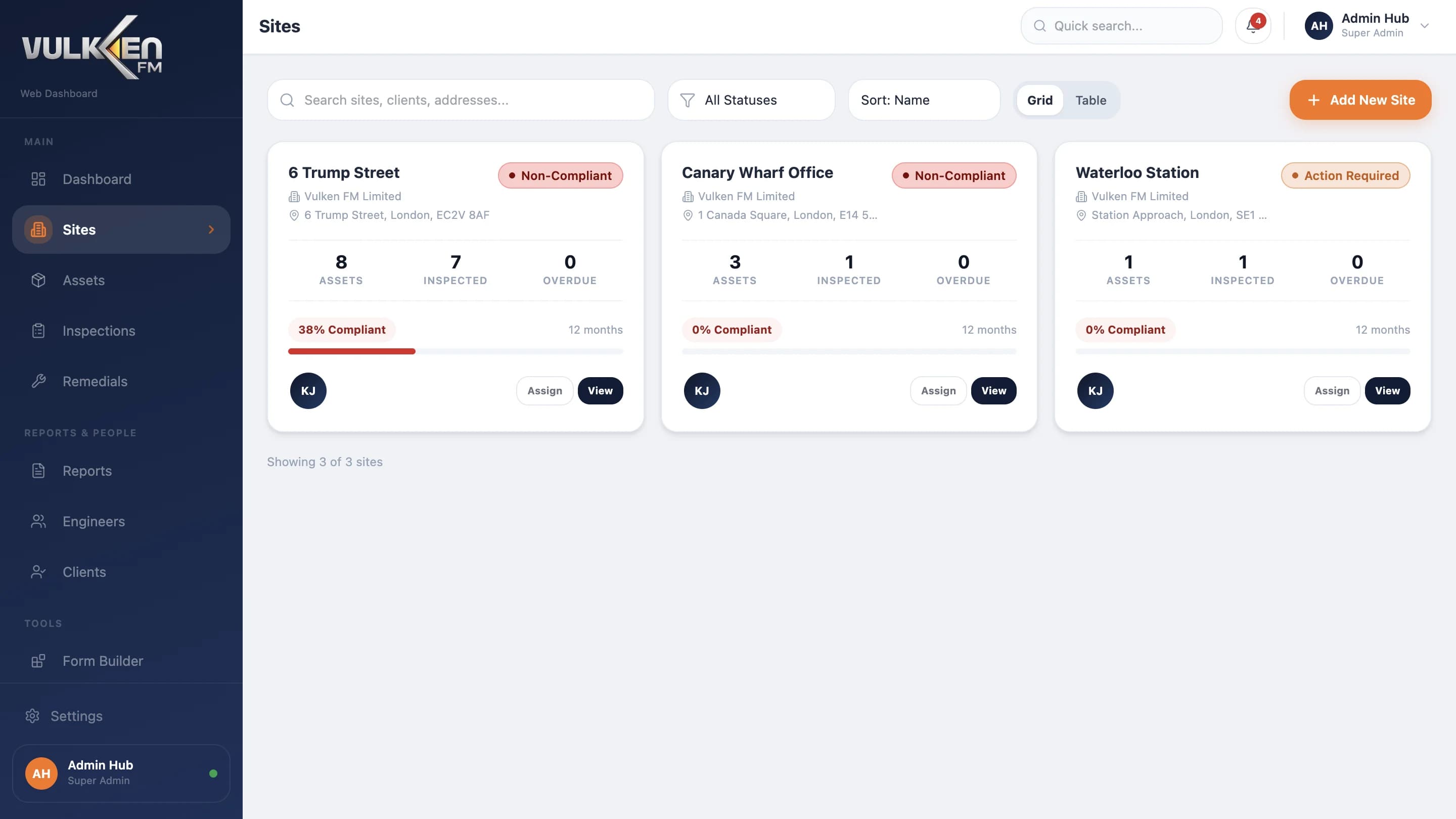 Vulken FM — remedials board и follow-up задачи