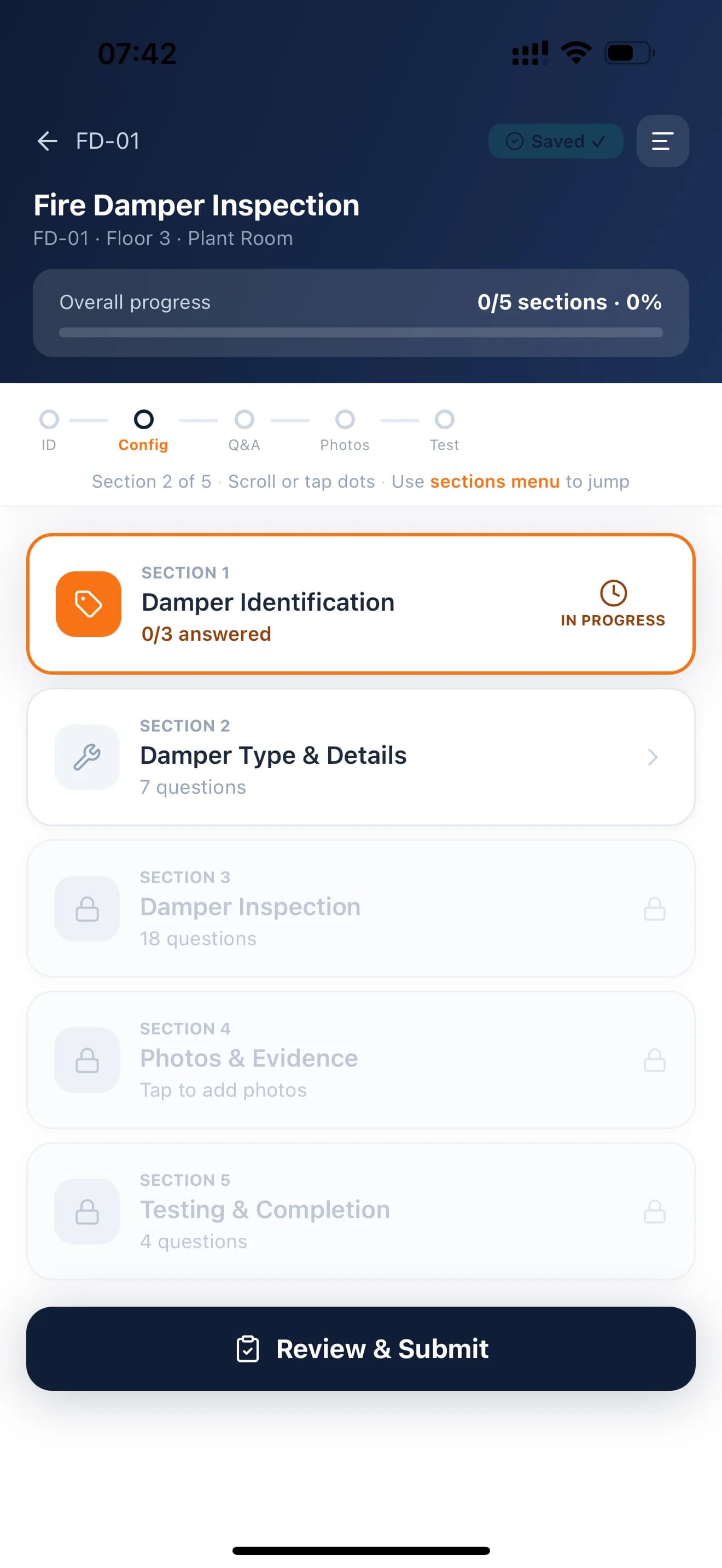 Vulken FM — детальная форма проверки
