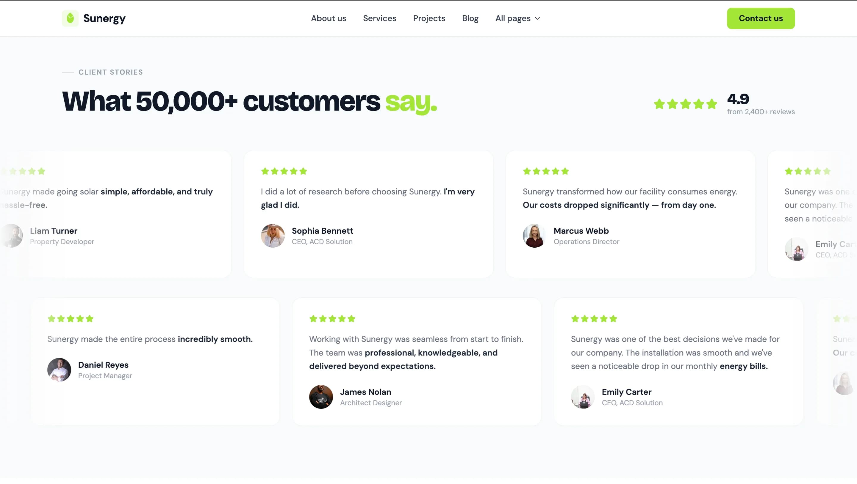 Renewable Energy Corporate Platform — галерея 7