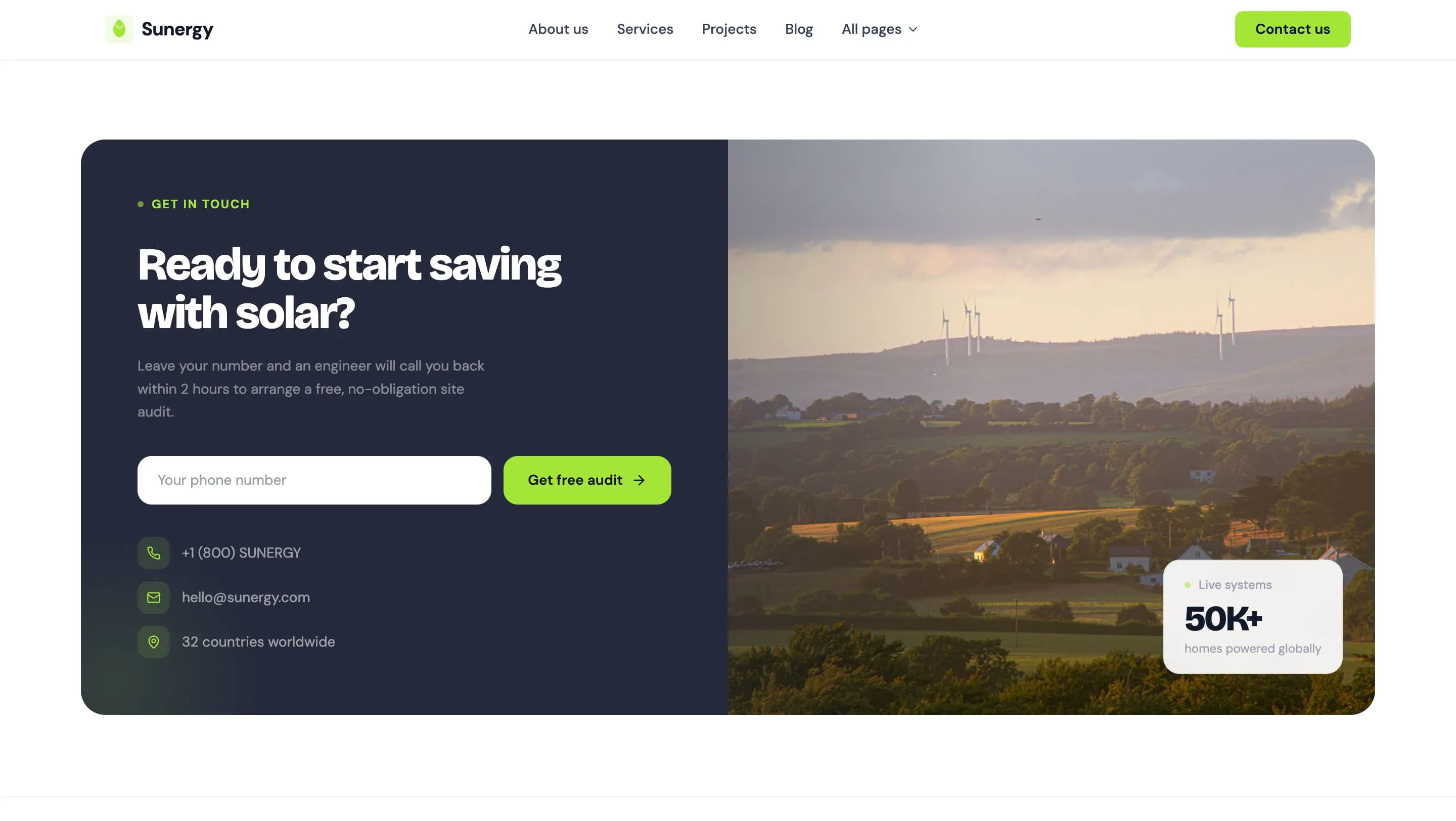 Renewable Energy Corporate Platform — галерея 9