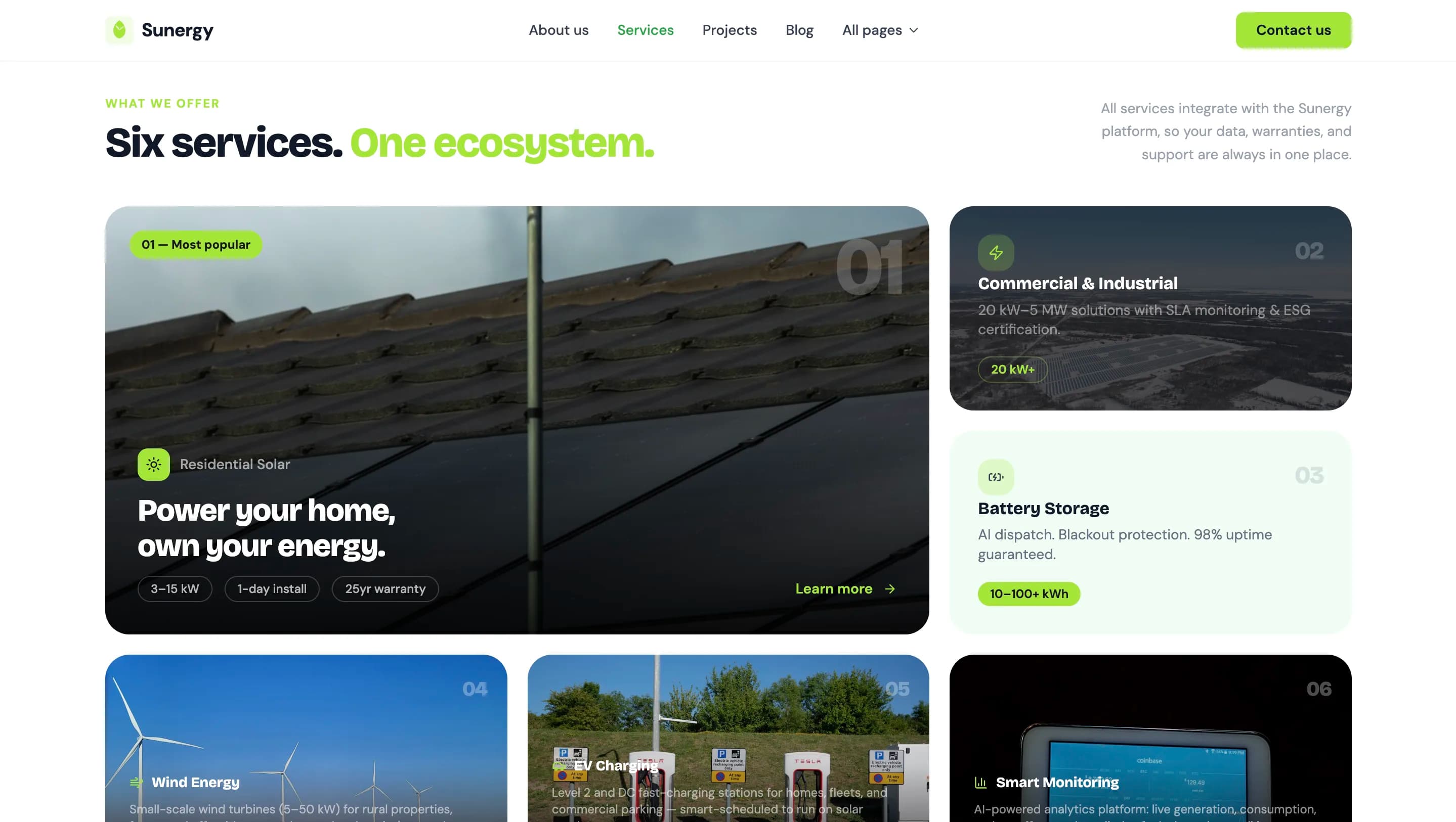 Renewable Energy Corporate Platform — галерея 11