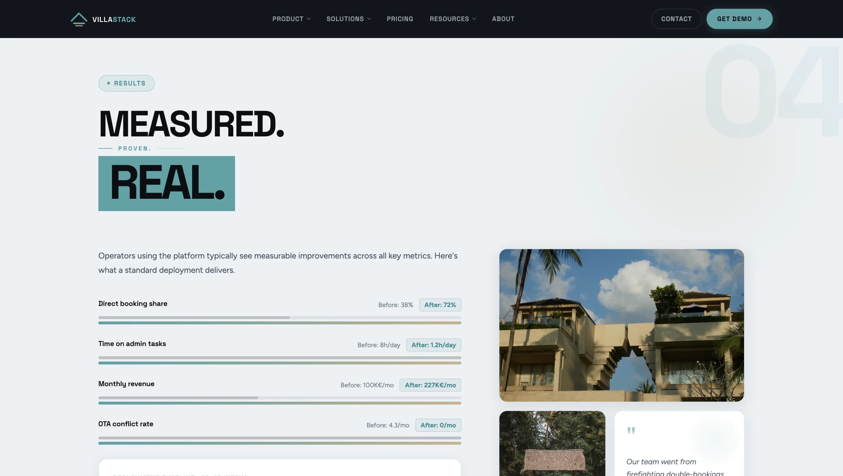 VillaStack — экран 4