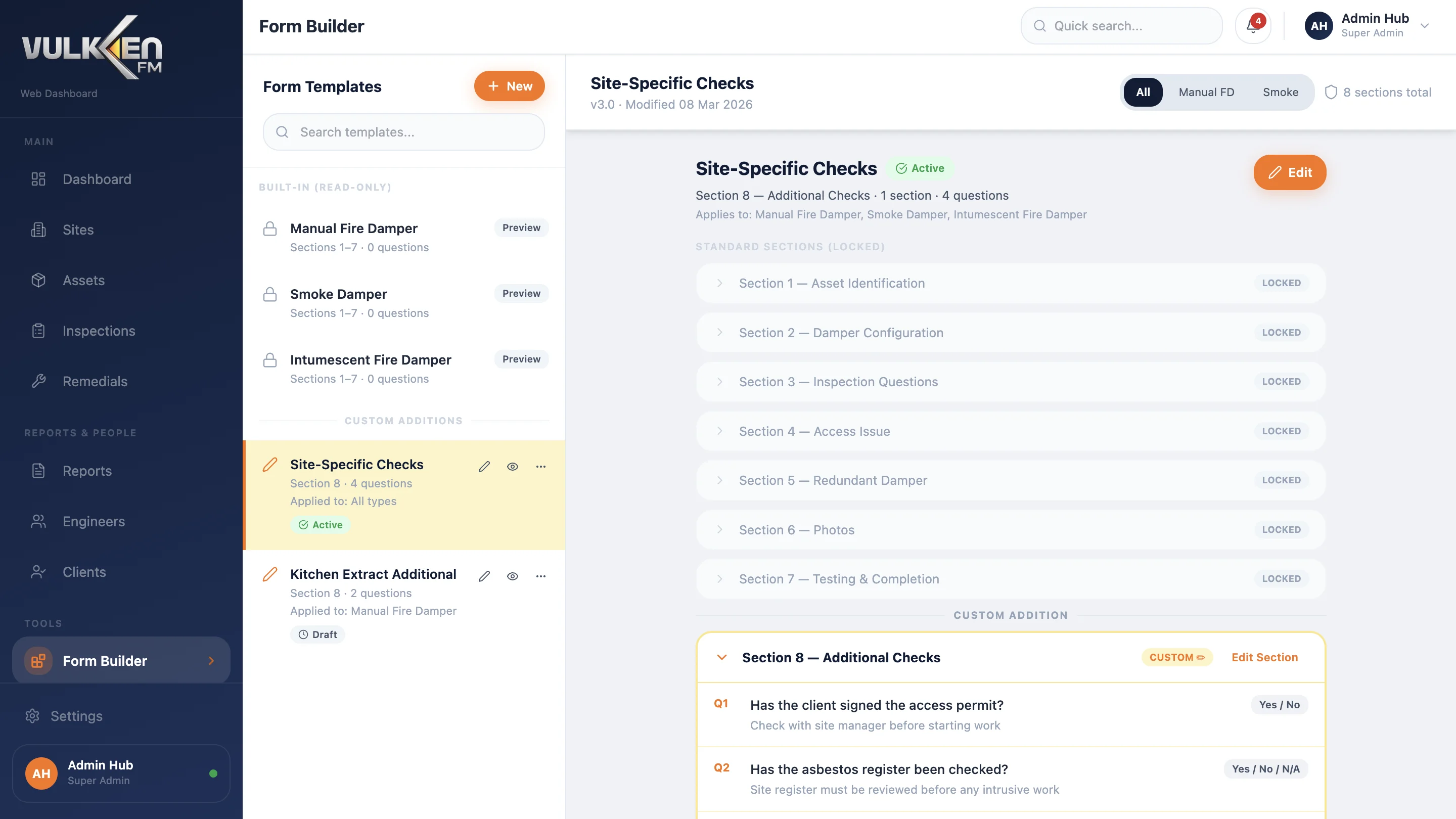 Vulken FM — form builder