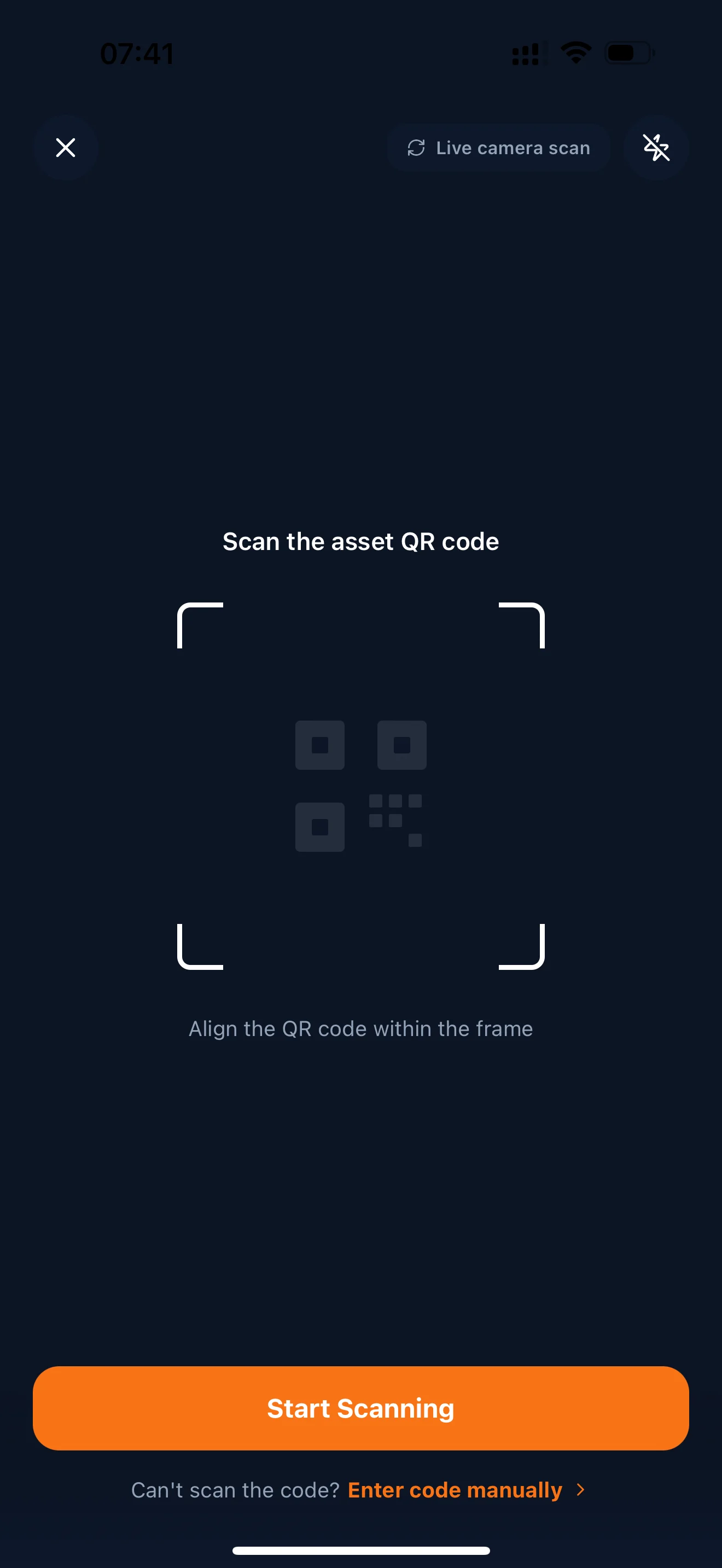 Vulken FM — QR-скан